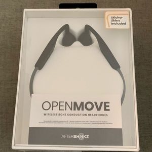 AfterShokz OpenMove Wireless Bone Conduction Open-Ear Bluetooth Headphones
